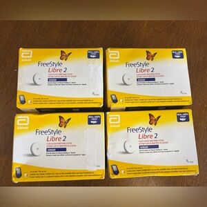 Libre 2 Sensors - (4) - NEW IN SEALED BOXES